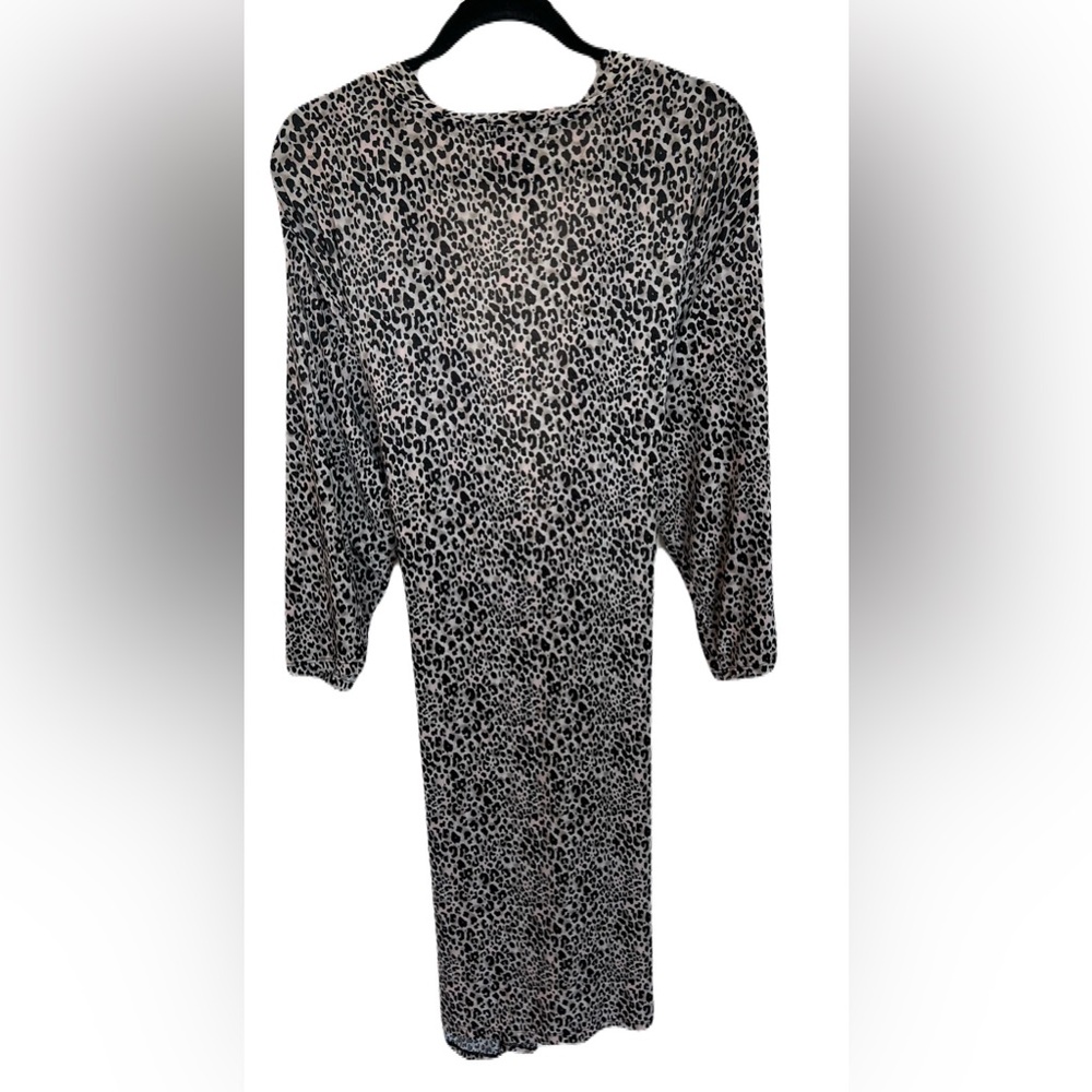 π Rene Rofe Cheetah/Leopard Print Robe π Womenβs 2X/2G - Picture 3 of 8